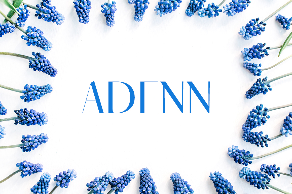Adenn: A Modern Sans Serif Typeface