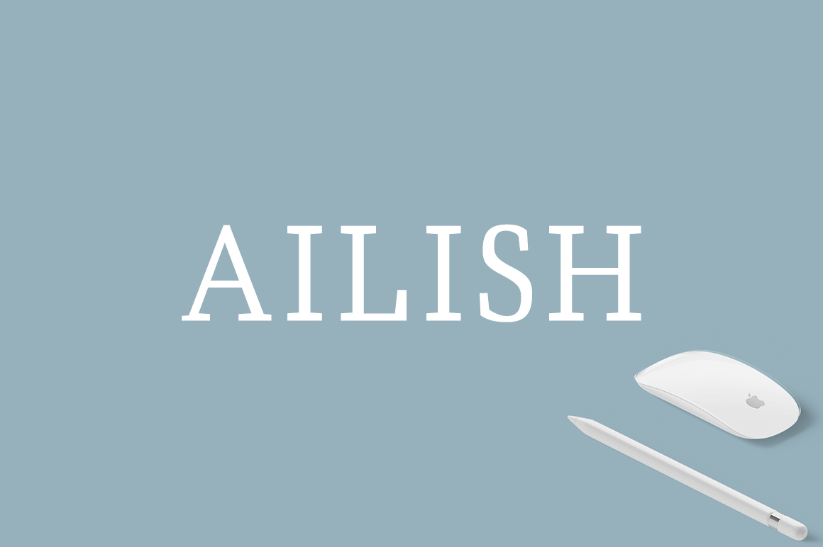 Ailish: A Bold Slab Serif for Real Projects