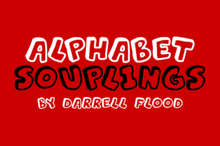 Alphabet Souplings: A Playful, 3D Decorative Typeface for Branding