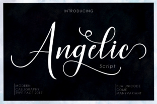 Angelic: A Script Font for Web Design