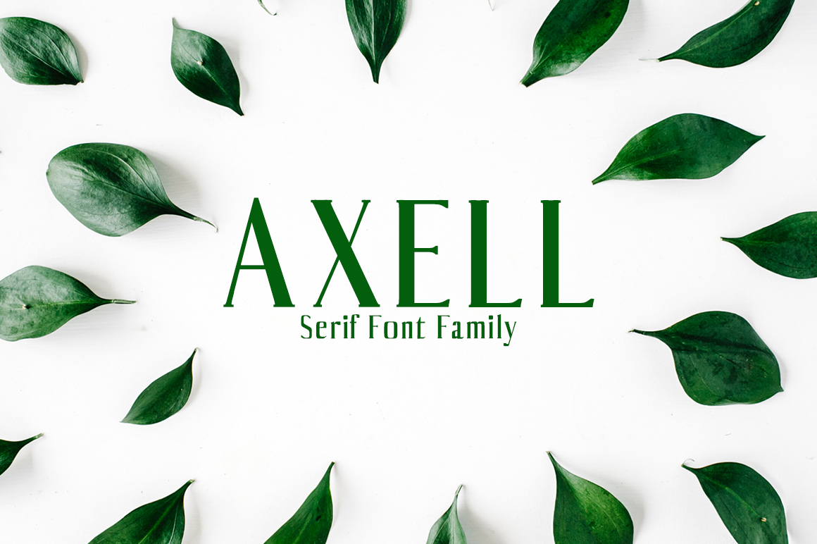 Axell: A Modern Serif Font for Business