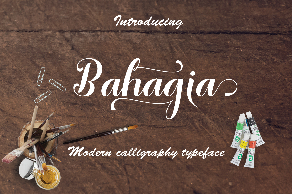 Bahagia: A Warm, Human Script Font for Digital Branding