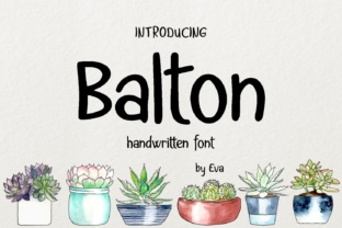 Balton: A Friendly Handwritten Font for Real Small Business Branding