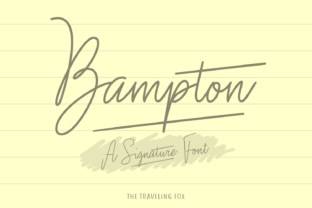 Bampton: A Signature Script for Editorial Design