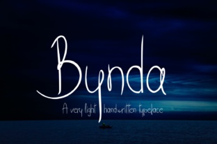 Bynda: A Light Handwritten Typeface
