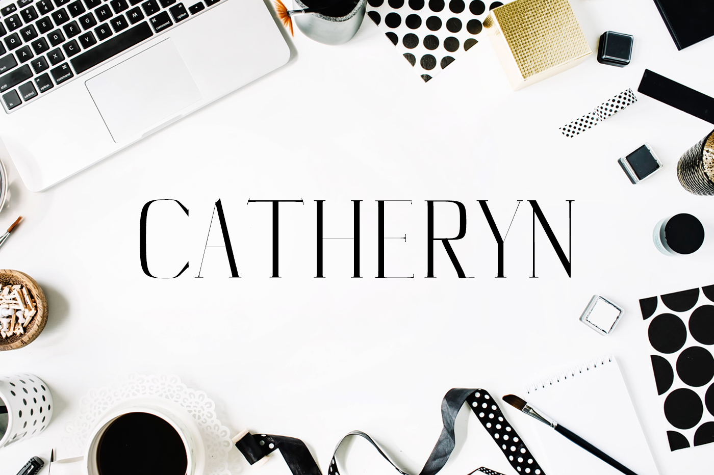 Catheryn: A Serif Font for Editorial Elegance