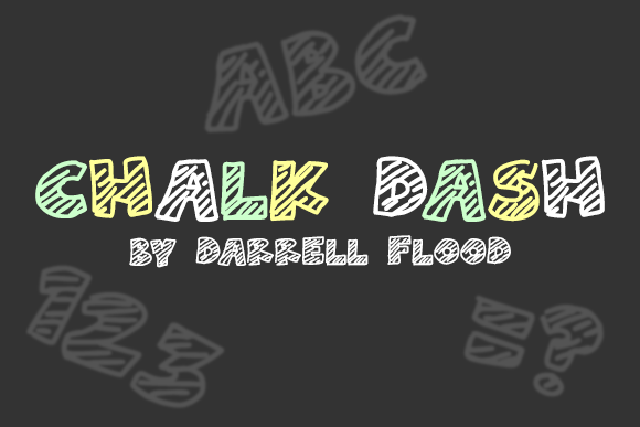 Chalk Dash: A Hand-Drawn Typeface That Feels Like a Warm Invitation
