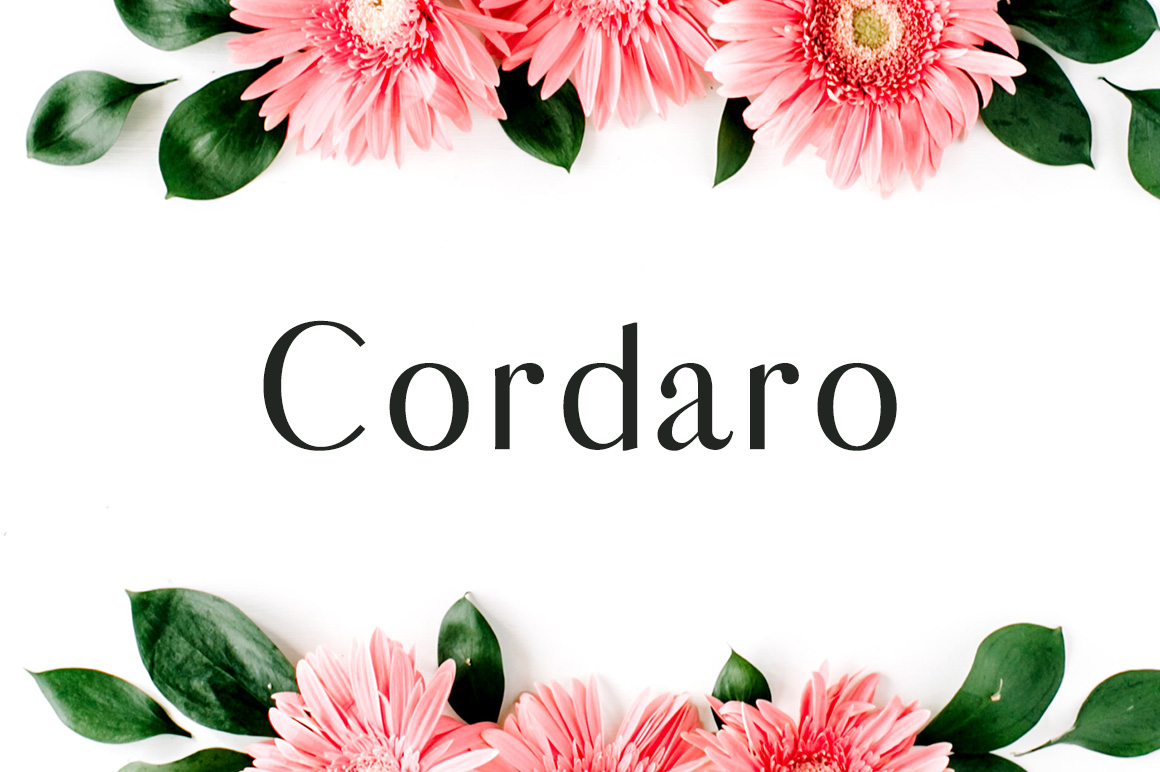 Cordaro Font: Timeless Serif for Web Design