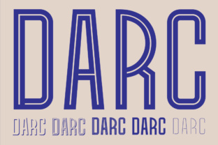 Darc: A Retro French Font for Editorial Design
