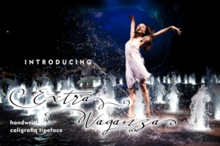 Extra Vaganza Font for Web Design