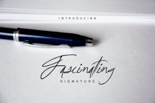 Fascinating Signature: A Creative Font for Designers