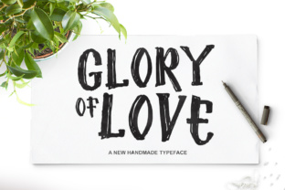 Glory of Love: A Warm, Handwritten Script Font for Human-Centered Web Design