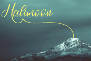 Halimoon Script: A Beautiful Font for Crafters