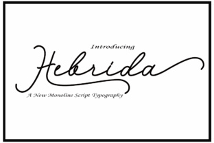 Hebrida Script: A Font That Elevates Your Brand