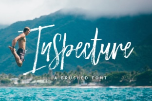 Inspecture: A Bold Hand-Brushed Script Font for Digital Design