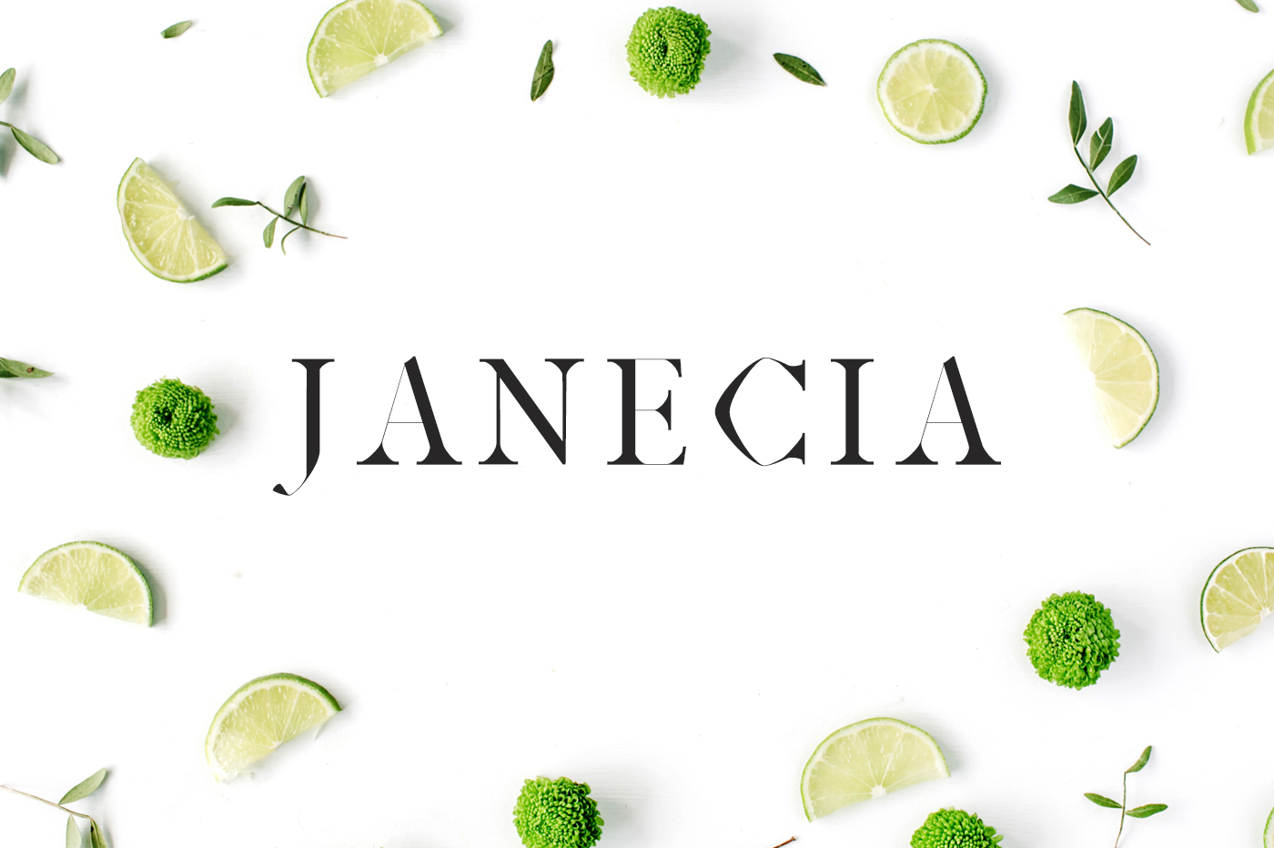 Janecia: A Serif Font for Creative Makers