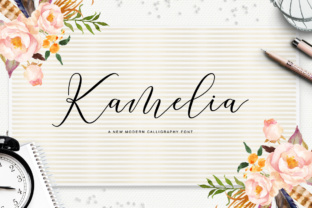 Kamelia: A Script Font for Creative Makers