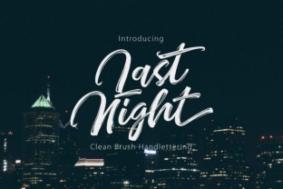 Last Night Font Review