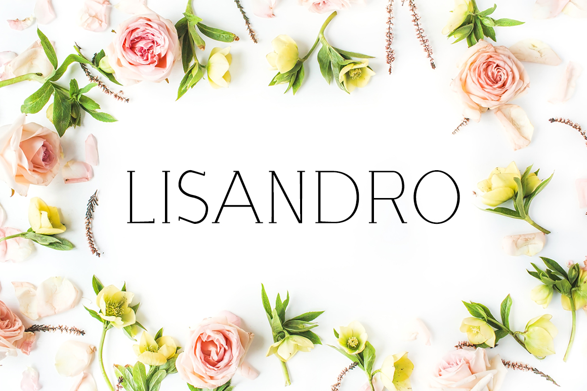 Lisandro: A Stylish Slab Serif Font