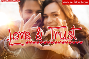 Love and Trust Font for Creative Makers
