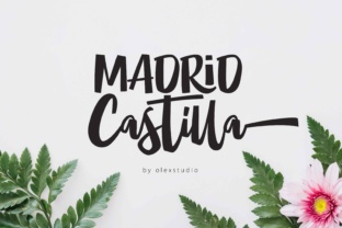 MADRID Castilla: A Script Font for Editorial Grace