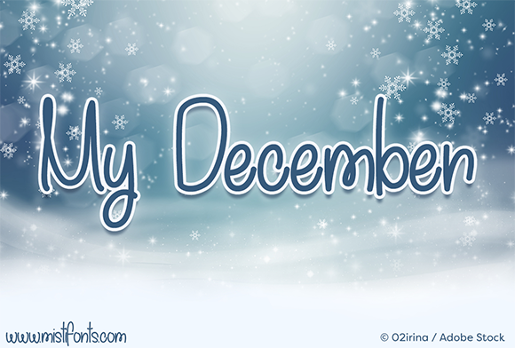 My December: A Holiday Font for Impact