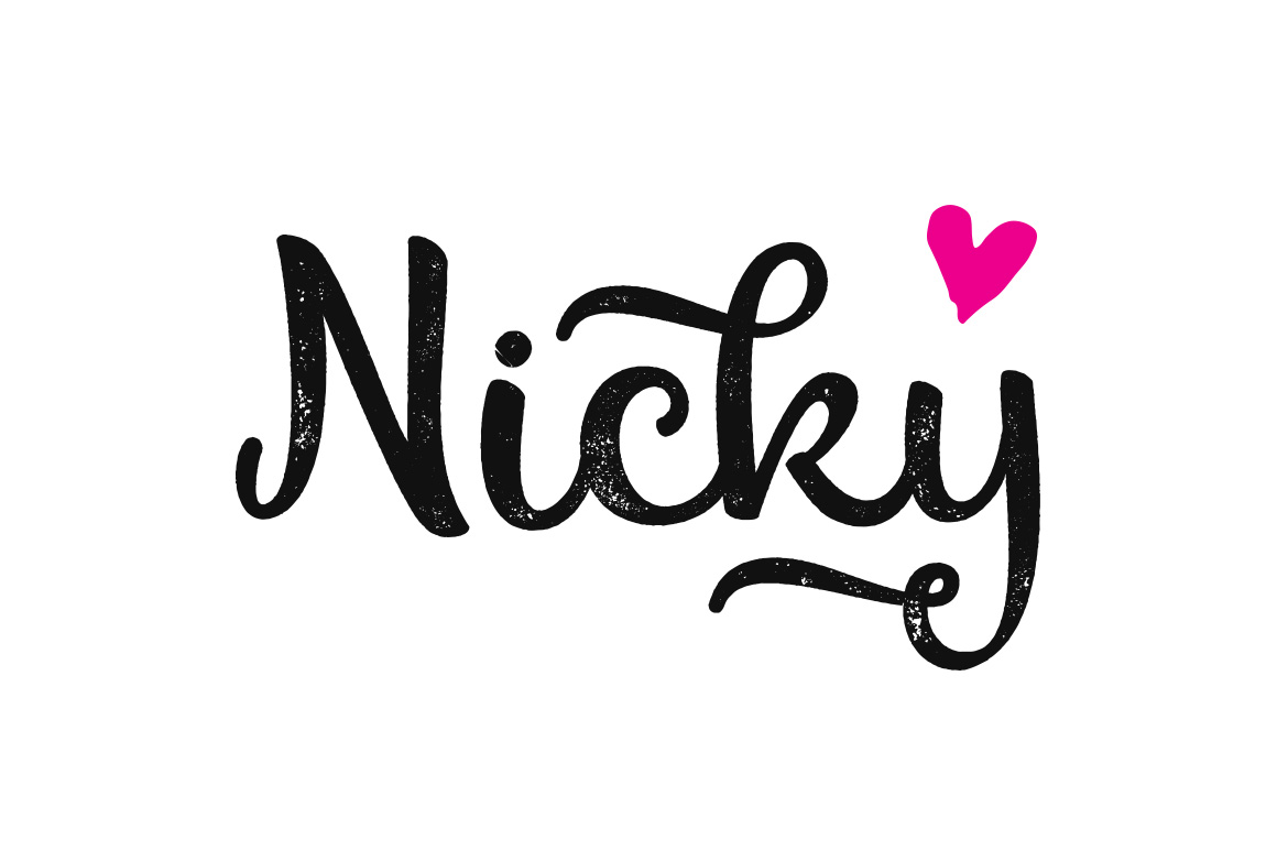 Nicky: A Script Font for Polished Branding