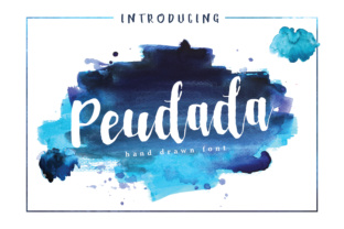 Peudada: A Beautiful Handbrushed Font