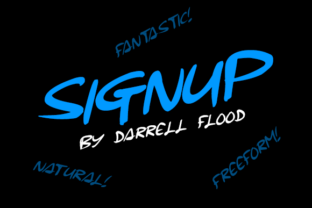 Signup: A Hand-Drawn Font That Makes Your Brand Feel Human