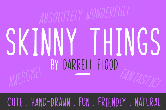 Skinny Things: A Modern Script Font