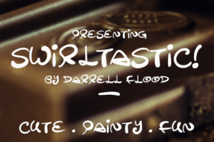 Swirltastic: A Handwritten Font for Creative Web Design