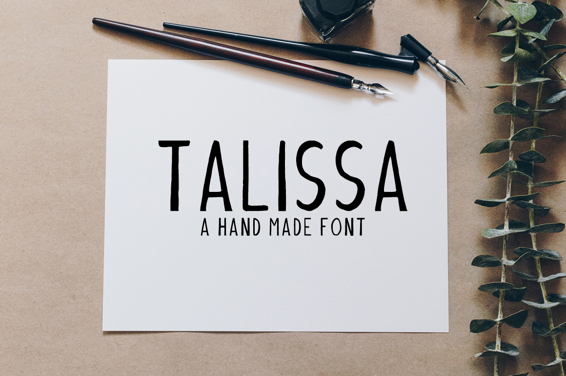 Talissa: A Handmade Font for Editorial Design