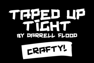 Taped Up Tight: A Playful Decorative Typeface for Bold Brand Moments