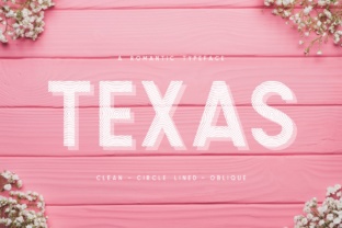 Texas a Romantic Typeface