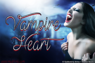 Vampire Heart Font Review