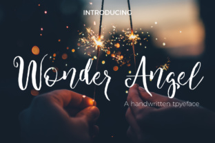 Wonder Angel: A Handwritten Script Font That Converts